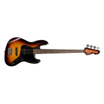 J-Style 4-String Electric Bass with Gigbag and Strap, 3-Tone Sunburst