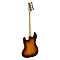 J-Style 4-String Electric Bass with Gigbag and Strap, 3-Tone Sunburst