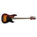P-Style 4-String Electric Bass with Gigbag and Strap, 3-Tone Sunburst