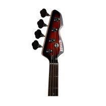 P-Style 4-String Electric Bass with Gigbag and Strap, 3-Tone Sunburst
