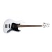 J-Style 4-String Electric Bass with Gigbag and Strap, White