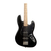 J-Style 4-String Electric Bass with Gigbag and Strap, Black
