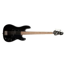 P-Style 4-String Electric Bass with Gigbag and Strap, Black