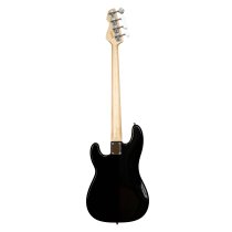 P-Style 4-String Electric Bass with Gigbag and Strap, Black