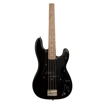 P-Style 4-String Electric Bass with Gigbag and Strap, Black