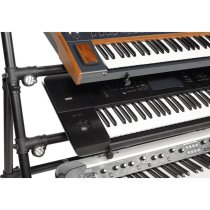 Aluminum 4-Tier Keyboard Stand, Black