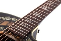 Grand Auditorium Acoustic-Electric Guitar with Pale Moon Ebony Top, Norse Dragon Bullseye