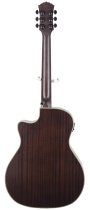 Grand Auditorium Acoustic-Electric Guitar with Pale Moon Ebony Top, Norse Dragon Bullseye
