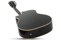 Grand Auditorium Acoustic-Electric Guitar with Pale Moon Ebony Top, Norse Dragon Bullseye