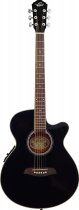 Black Acoustic Electric Dreadnought Guitar