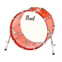 Crystal Beat 22″ x 16″ Bass Drum, Ruby Red