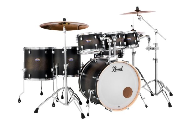 Decade Maple Series 16" x 16" Floor Tom, Satin Black Burst