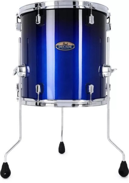Decade Maple Series 16" x 16" Floor Tom, Kobalt Blue Fade