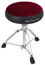 Roadster Cloth Seat Top Drum Throne, Red