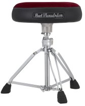 Roadster Cloth Seat Top Drum Throne, Red