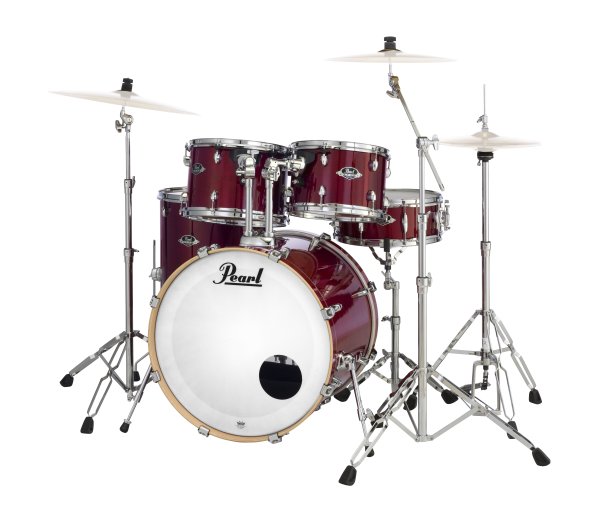 Export Laquer 5-Piece Drum Shell Pack, Natural Cherry