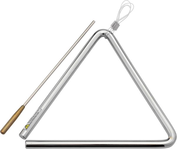 Elite Triangle With Beater, 8"