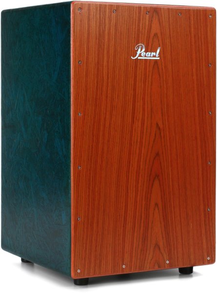 Eco-Friendly Cajon - Green with Brown Faceplate