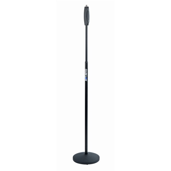 Straight Microphone Stand with One-Hand Clutch Height Adjustment