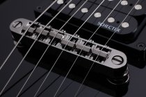 Solidbody Electric Guitar, Left-handed, with Basswood Body, Maple Neck, - Gloss Black
