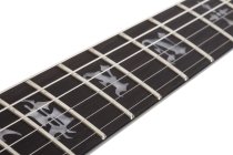 Synyster Standard Electric Guitar, Gloss White w/Black Pinstripes