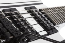Synyster Standard Electric Guitar, Gloss White w/Black Pinstripes