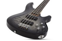 C-4 Plus 4-String Left-Handed Electric Bass, Charcoal Burst