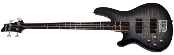 C-4 Plus 4-String Left-Handed Electric Bass, Charcoal Burst