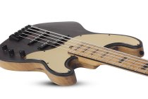 Model-T 5 Exotic Ziricote 5-String Electric Bass, Natural Satin