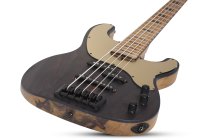 Model-T 5 Exotic Ziricote 5-String Electric Bass, Natural Satin