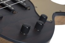 Model-T 5 Exotic Ziricote 5-String Electric Bass, Natural Satin