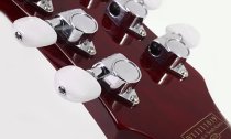 Zacky Vengeance Custom Reissue Electric Guitar, See Thru Cherry with 6661 Graphic