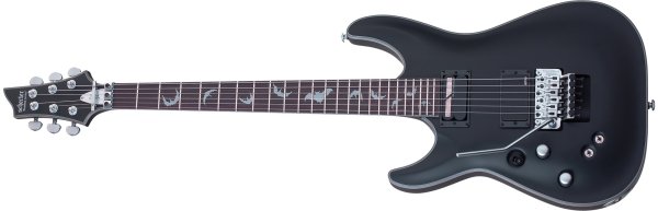 Damien Platinum-6 FR S Left-Handed Electric Guitar, Satin Black