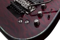 Hellraiser C-7 FR S Left-Handed Electric Guitar, Black Cherry