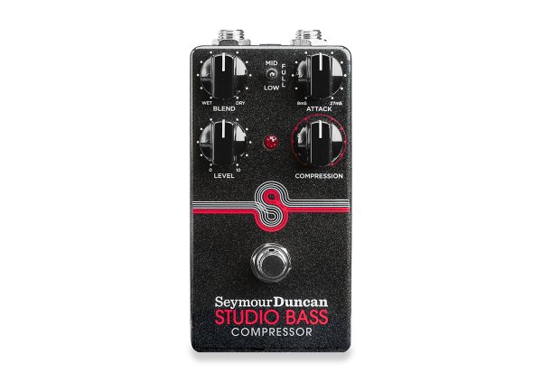 Studio Bass Compressor Pedal – Studio-Grade Compression with Blend Control & Retro Housing